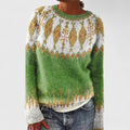 Linda - Retro Scandinavian knitted sweater