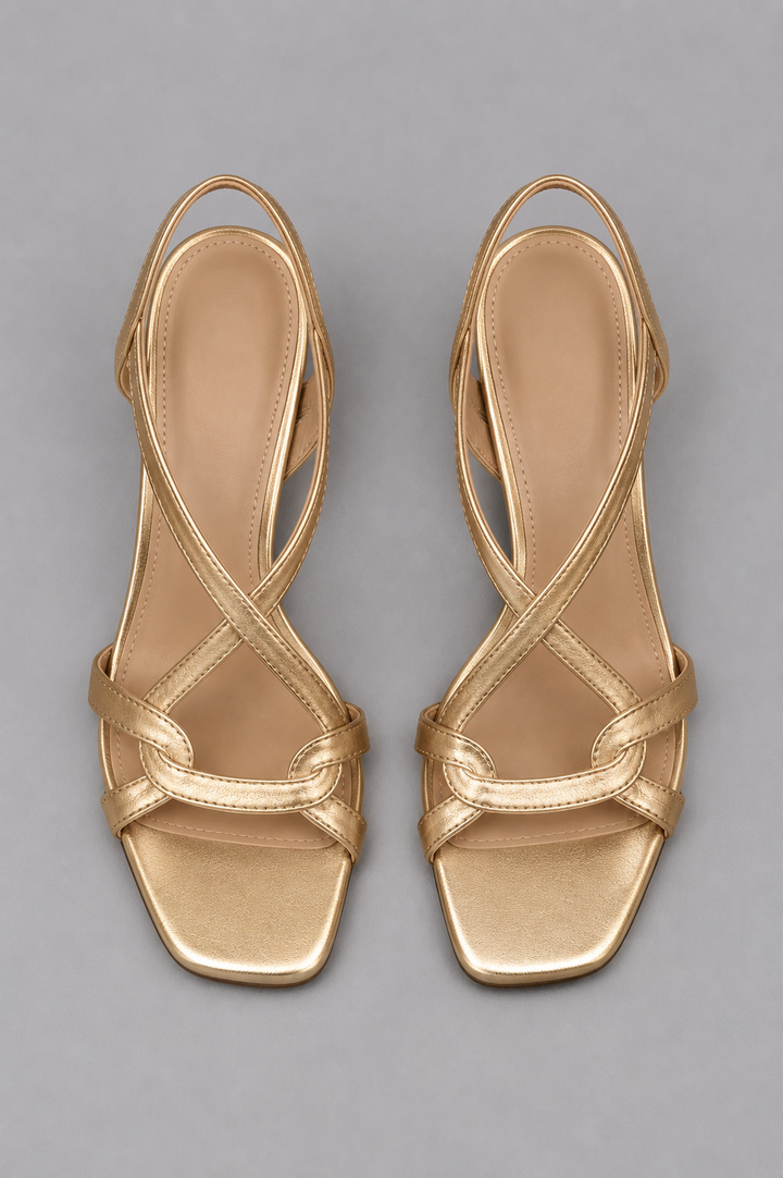 Cassie | Golden Summer Charm Sandals