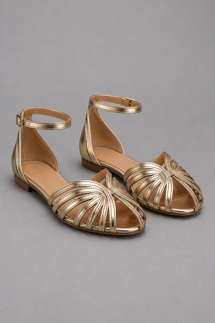 Gia | Golden Jewel Sandals