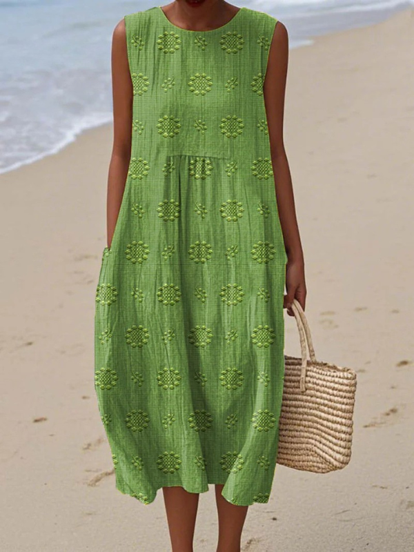 GRACE | PATTERNED MIDI DRESS