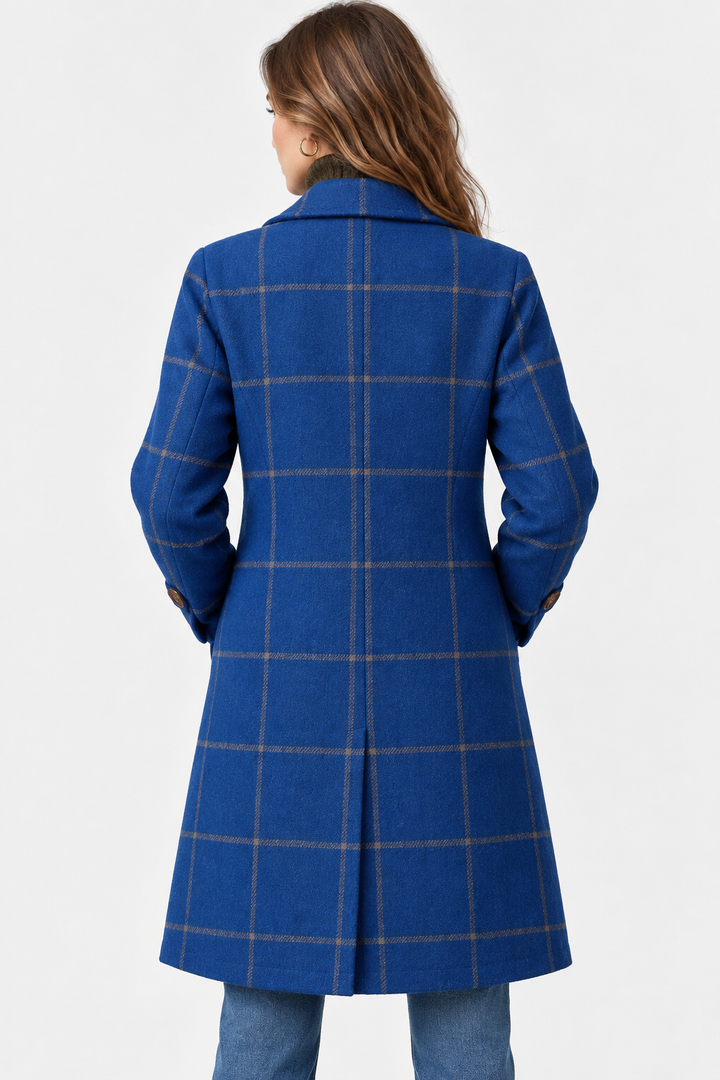 Lisa | Checked Longline Coat