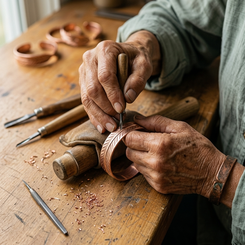 Betty's Root Copper Bracelet