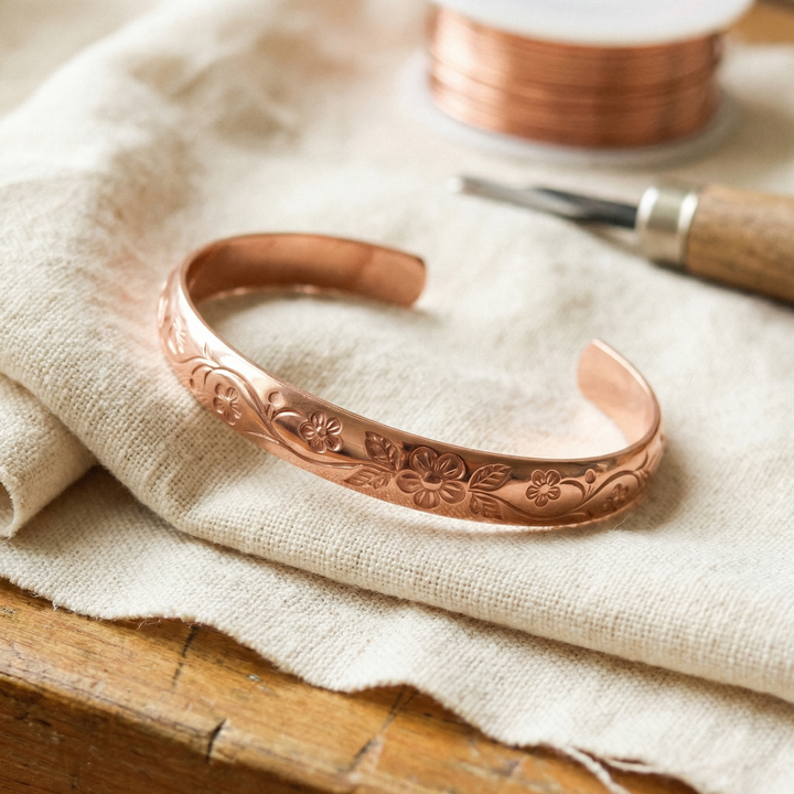 Betty's Bloom Copper Bracelet