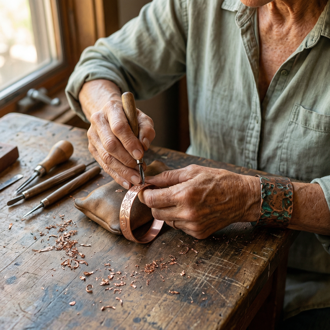 Betty's Bloom Copper Bracelet