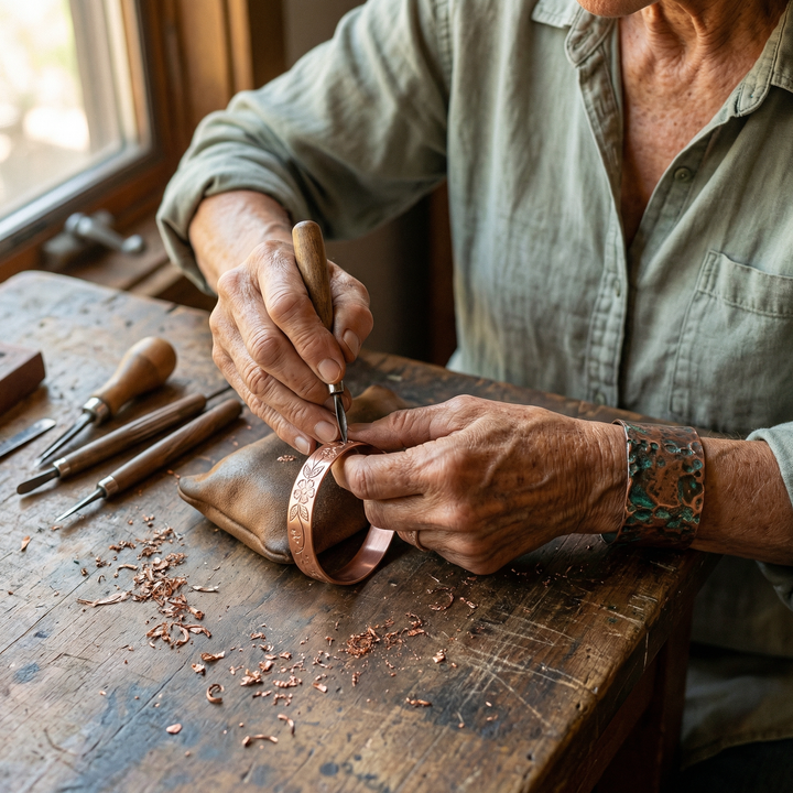 Betty's Bloom Copper Bracelet