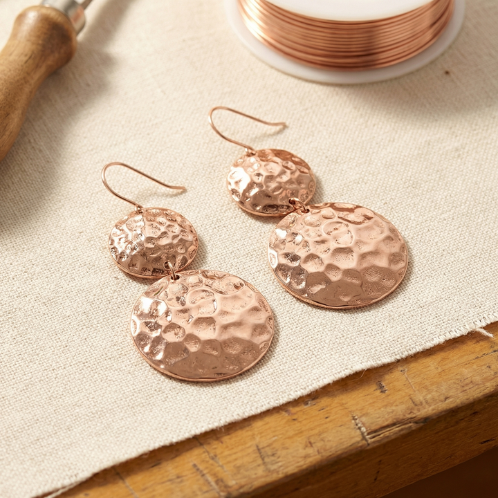 Betty's Solstice Copper Earrings