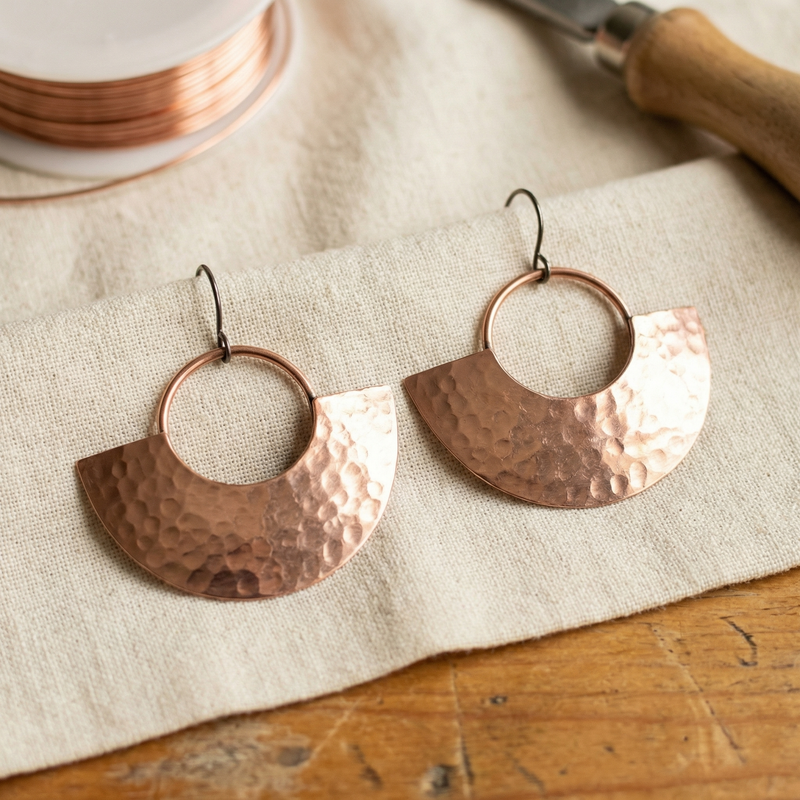 Betty's Sol Copper Earrings