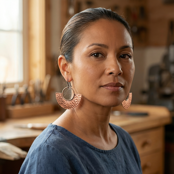 Betty's Sol Copper Earrings