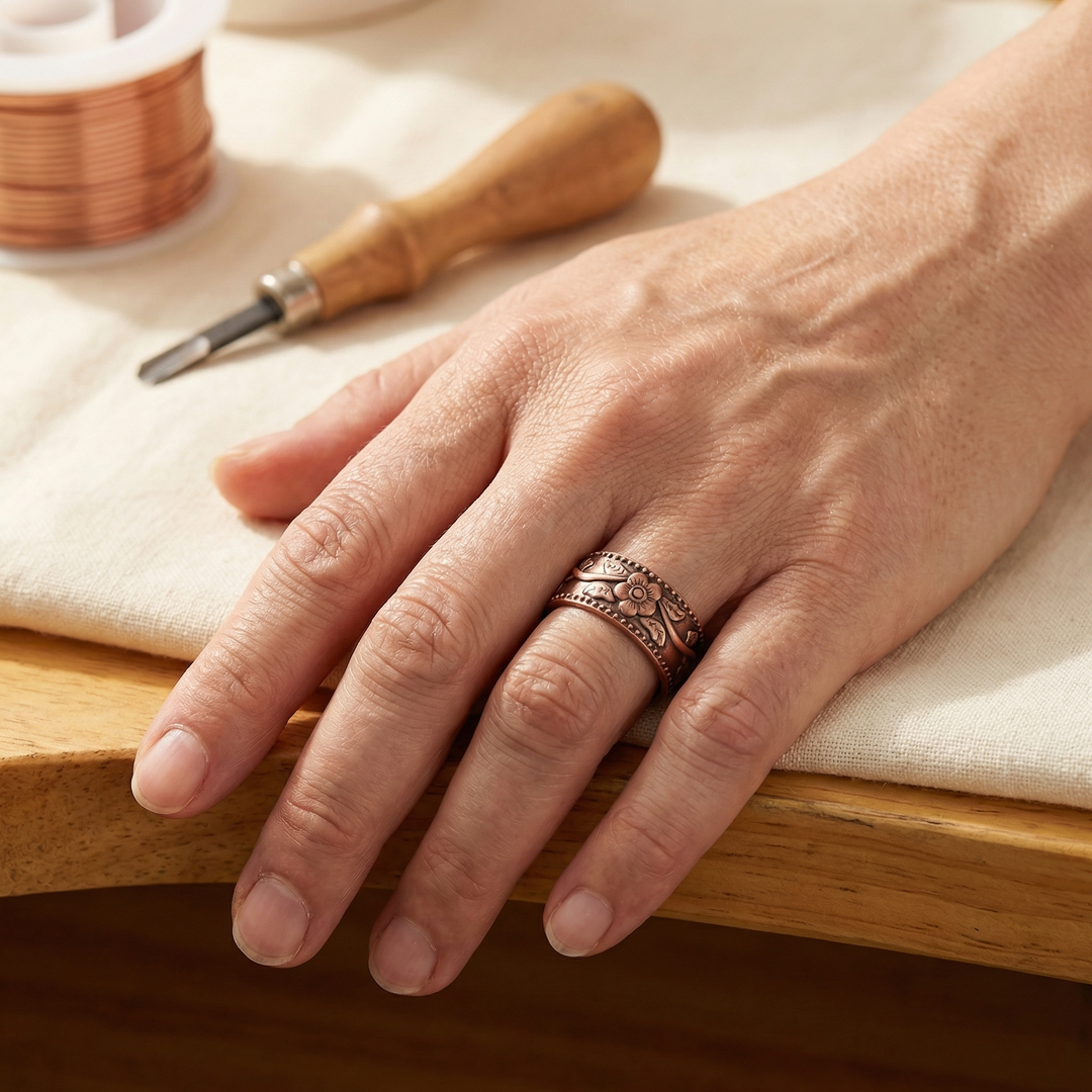 Betty's Petal Copper Ring