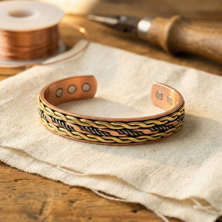Betty's Weave Copper Bracelet