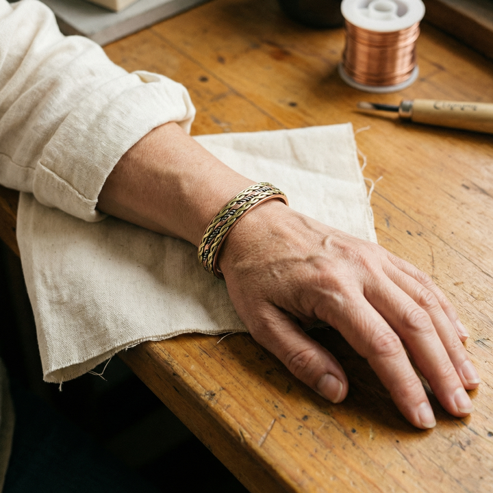 Betty's Weave Copper Bracelet