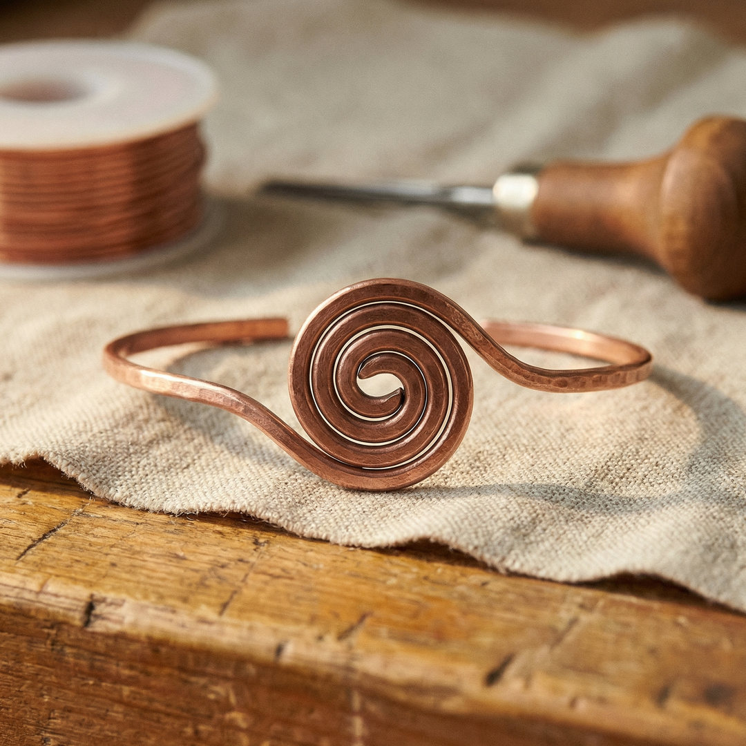 Betty's Coil Copper Anklet