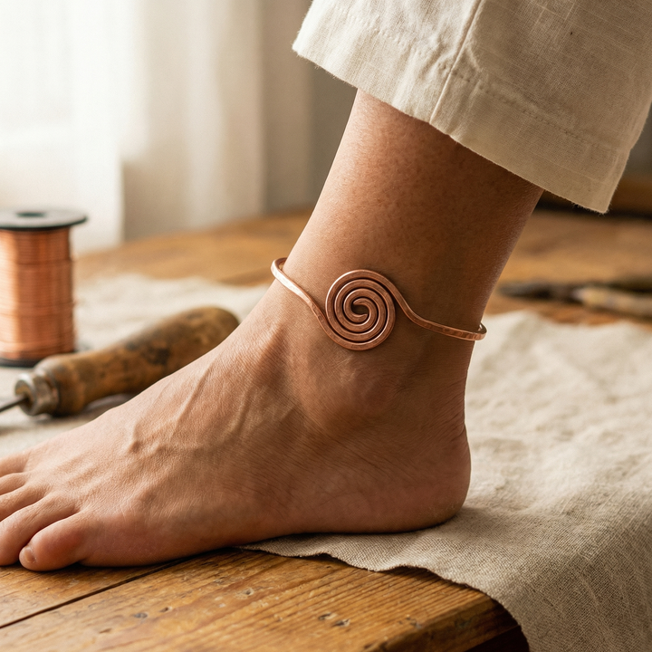 Betty's Coil Copper Anklet