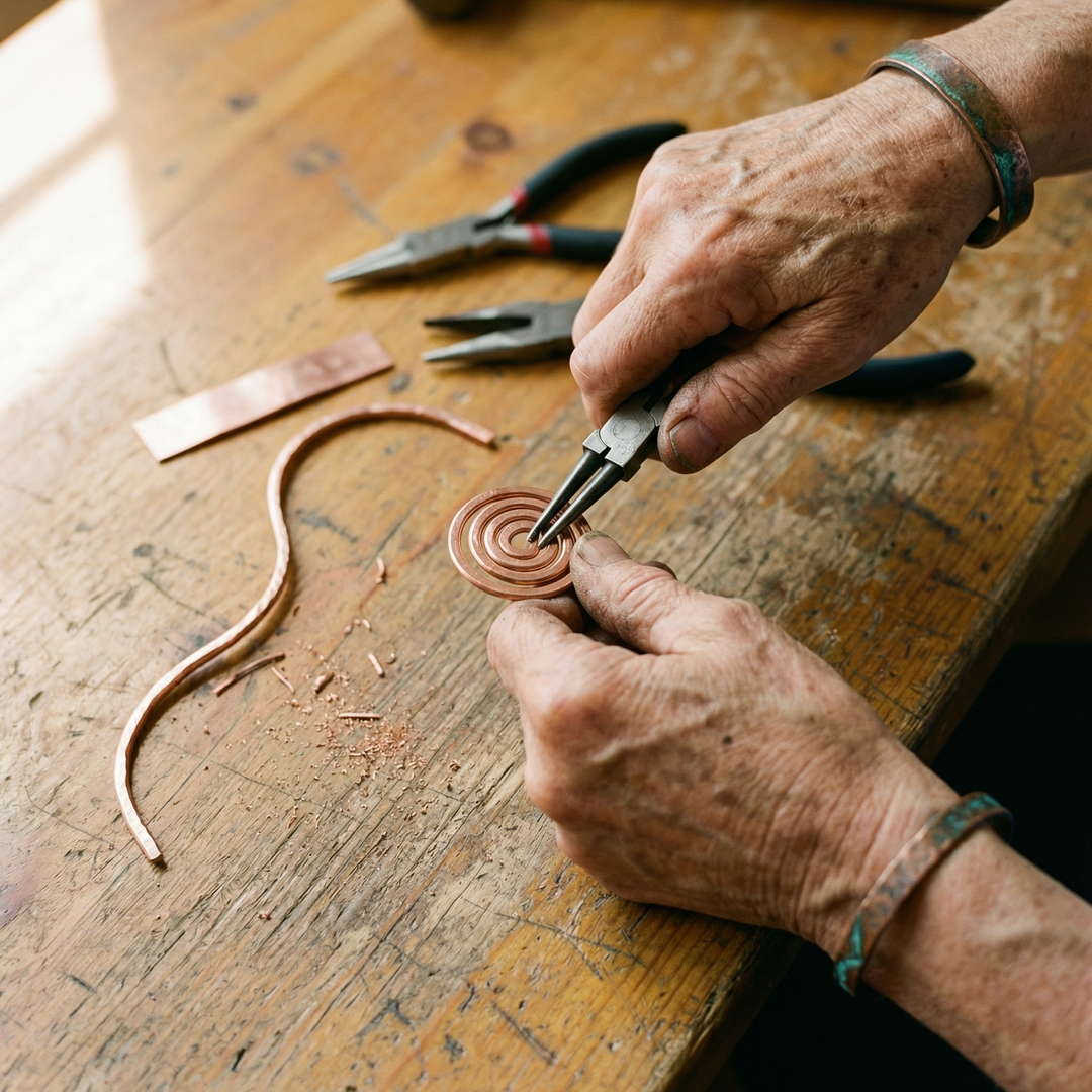 Betty's Coil Copper Anklet