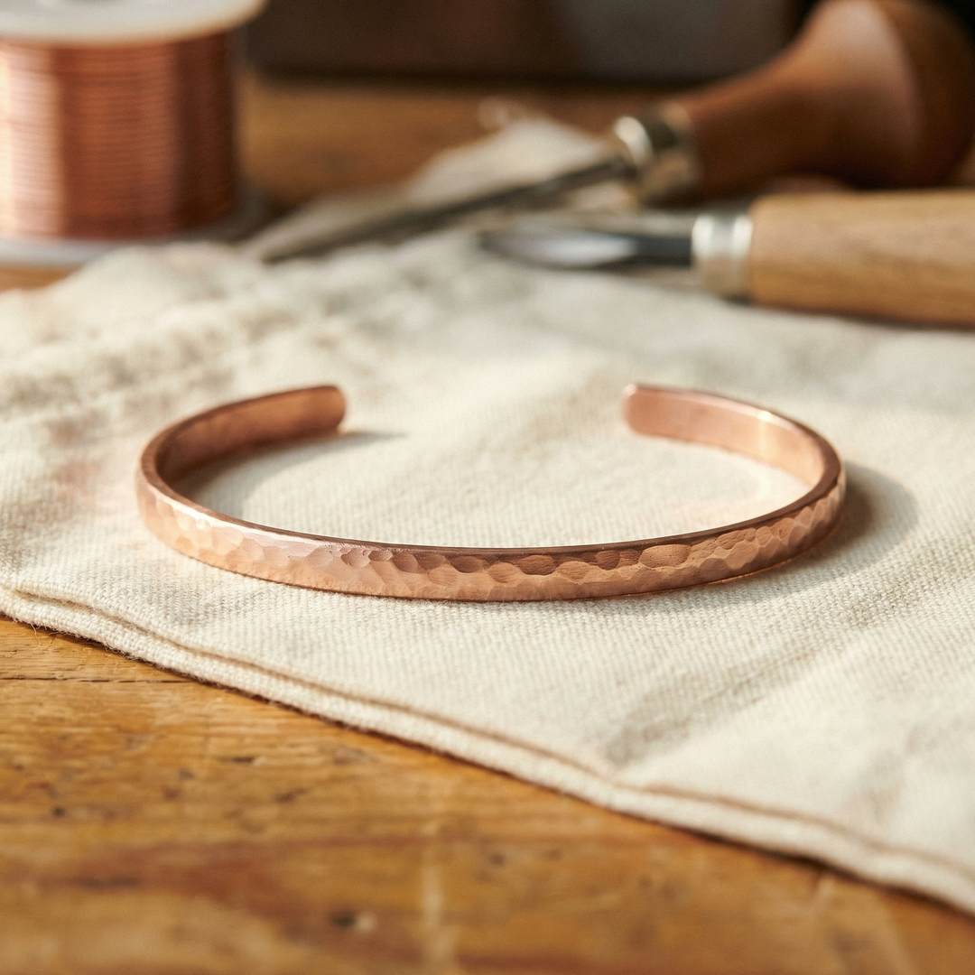 Betty's Sand Copper Anklet