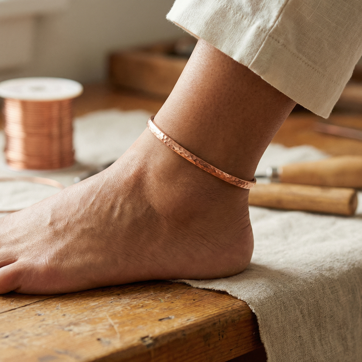Betty's Sand Copper Anklet