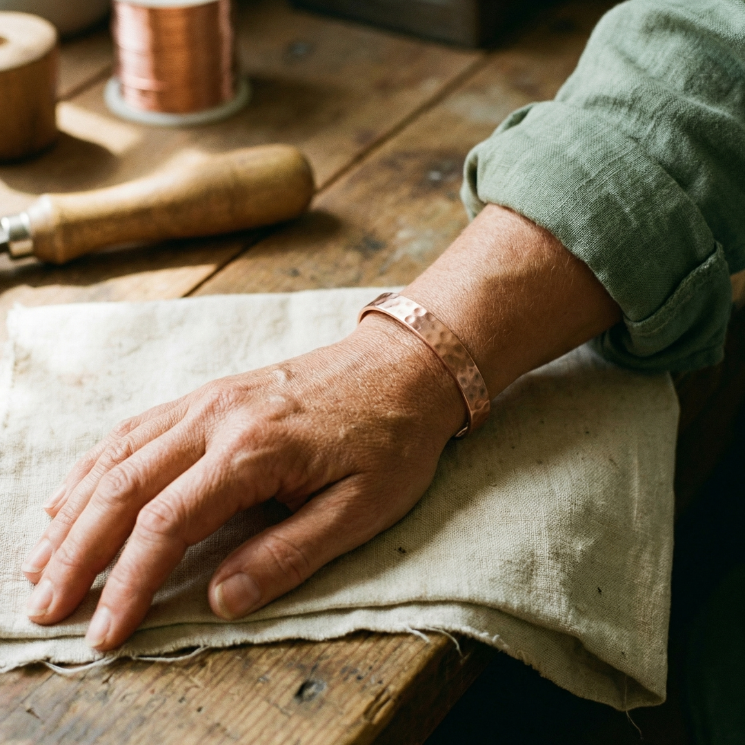 Betty's Lodestone Copper Bracelet