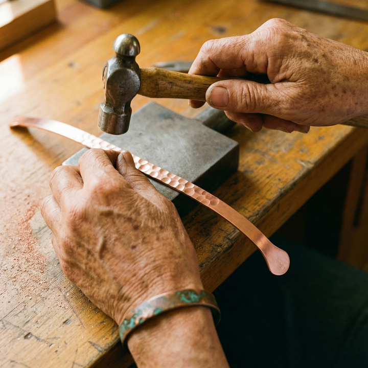 Betty's Lodestone Copper Bracelet