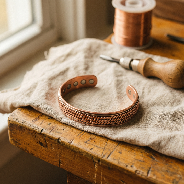 Betty's Wave Copper Bracelet