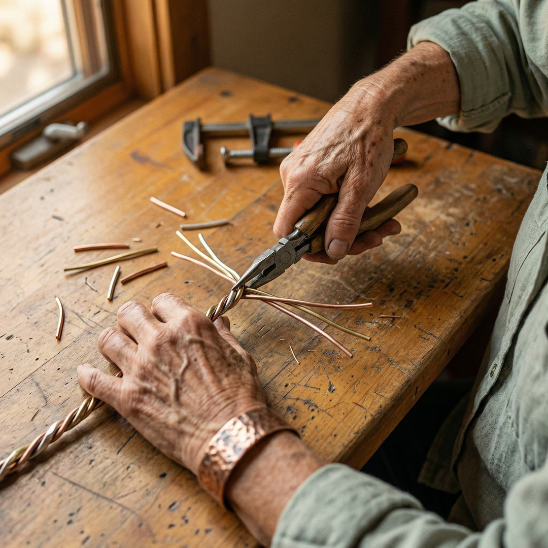 Betty's Stone Copper Bracelet