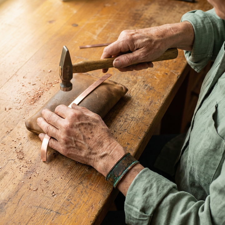 Betty's Jade Copper Bracelet