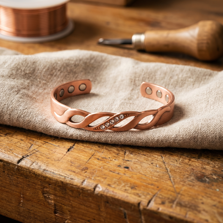 Betty's Seam Copper Bracelet