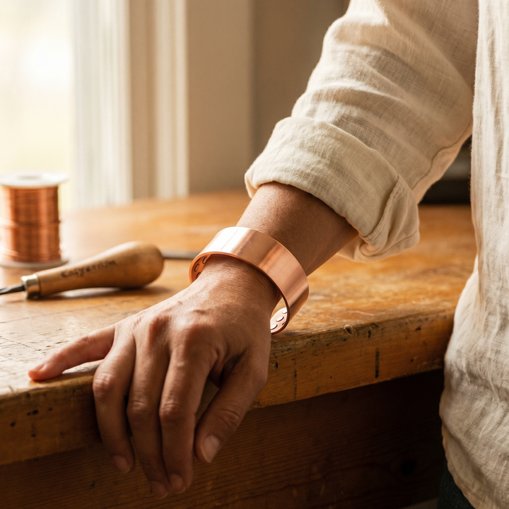 Betty's Anvil Copper Bracelet