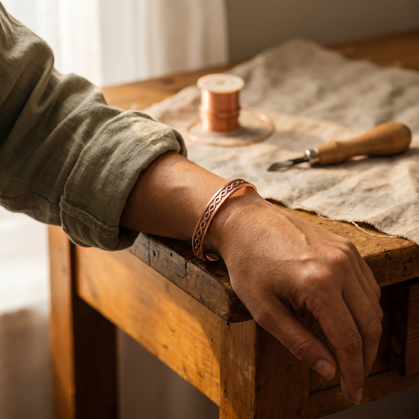 Betty's Current Copper Bracelet