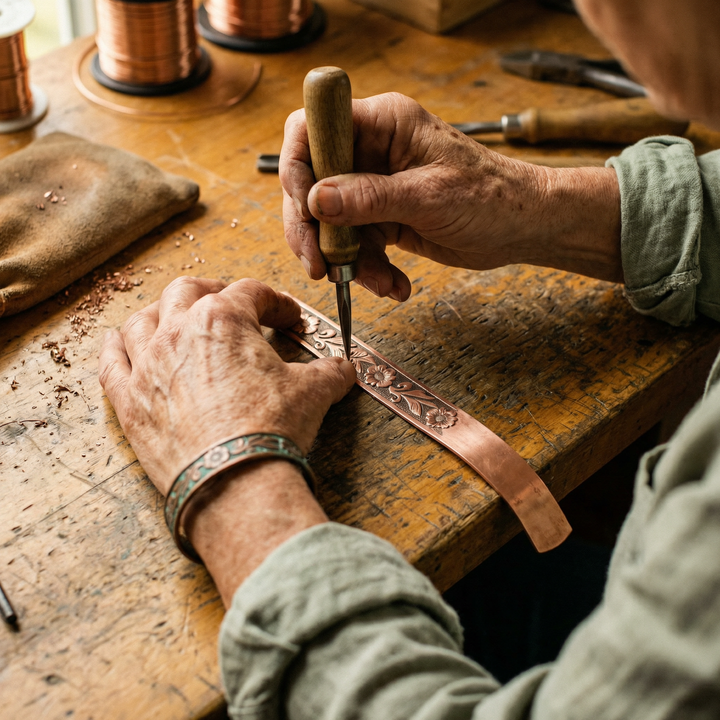 Betty's Vine Copper Bracelet