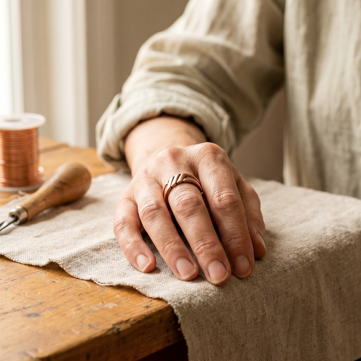 Betty's Peat Copper Ring