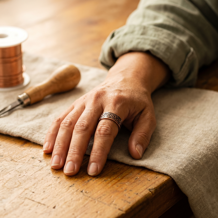 Betty's Burr Copper Ring