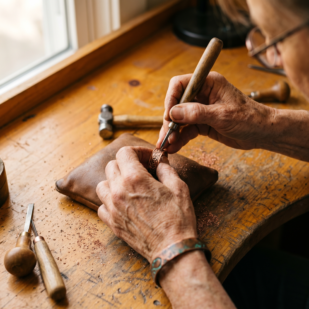 Betty's Burr Copper Ring