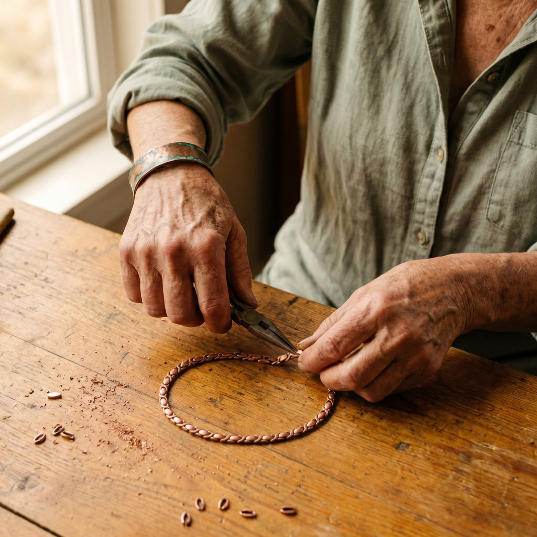 Betty's Cedar Copper Necklace