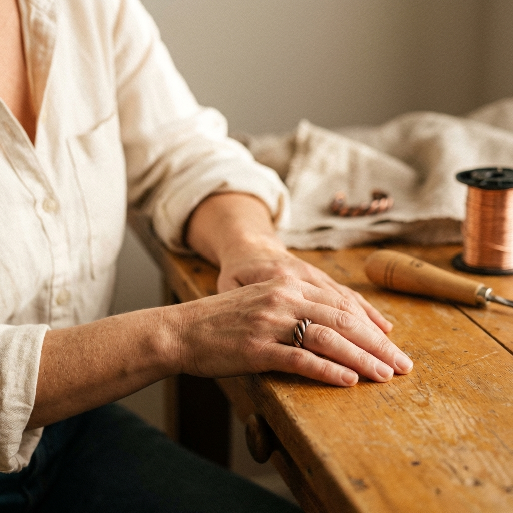 Betty's Tine Copper Ring