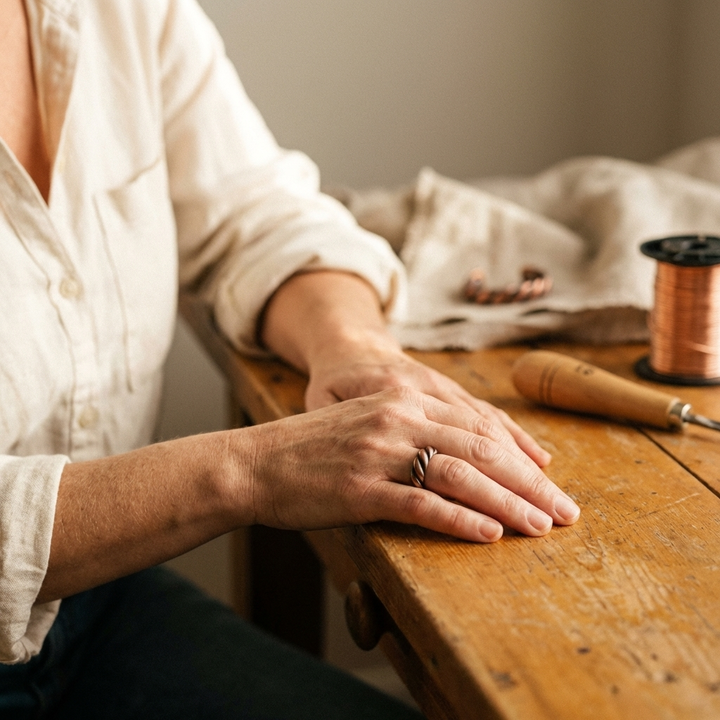 Betty's Tine Copper Ring