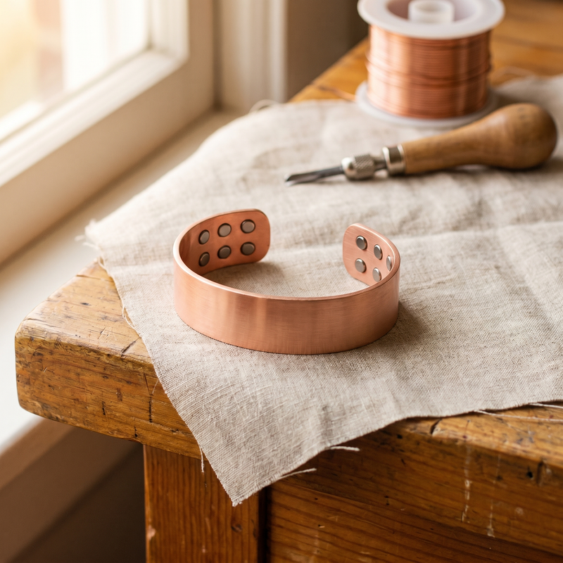 Betty's Anvil Copper Bracelet