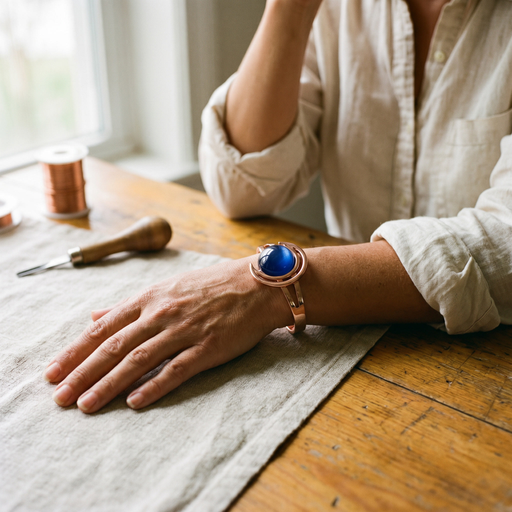 Betty's Sphere Copper Bracelet