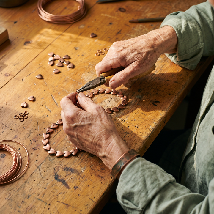 Betty's Briar Copper Necklace