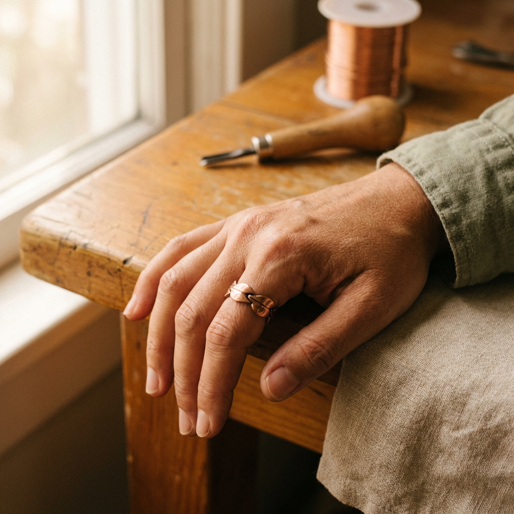 Betty's Bind Copper Ring