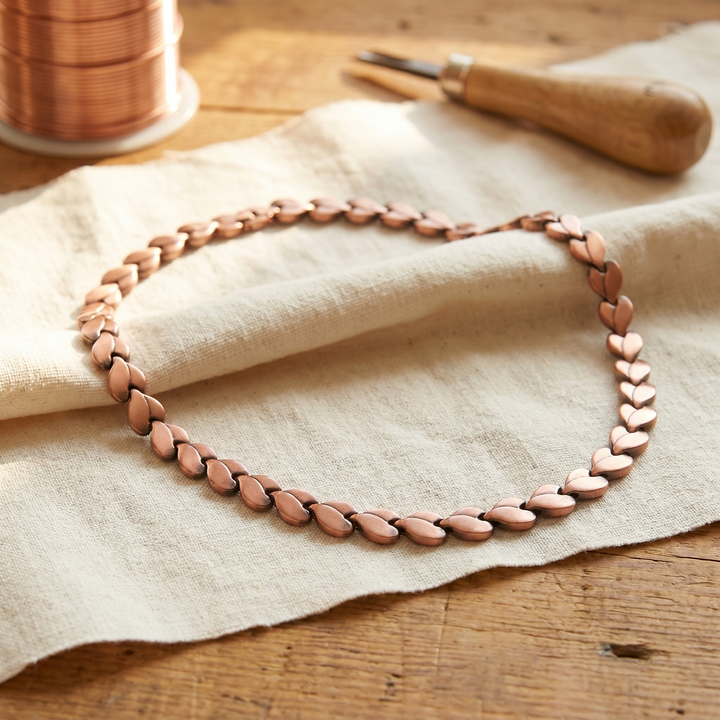 Betty's Briar Copper Necklace