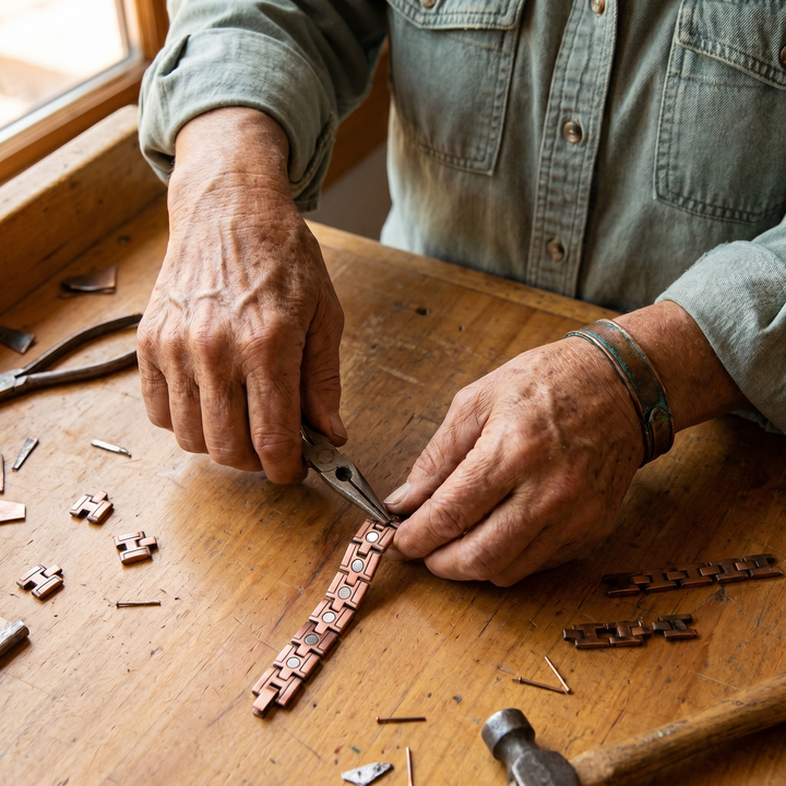 Betty's Gorse Men's Copper Bracelet