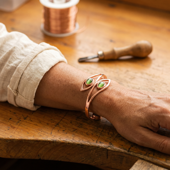 Betty's Opal Copper Bracelet