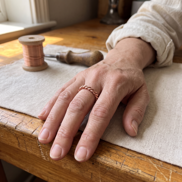 Betty's Copper Tensor Ring