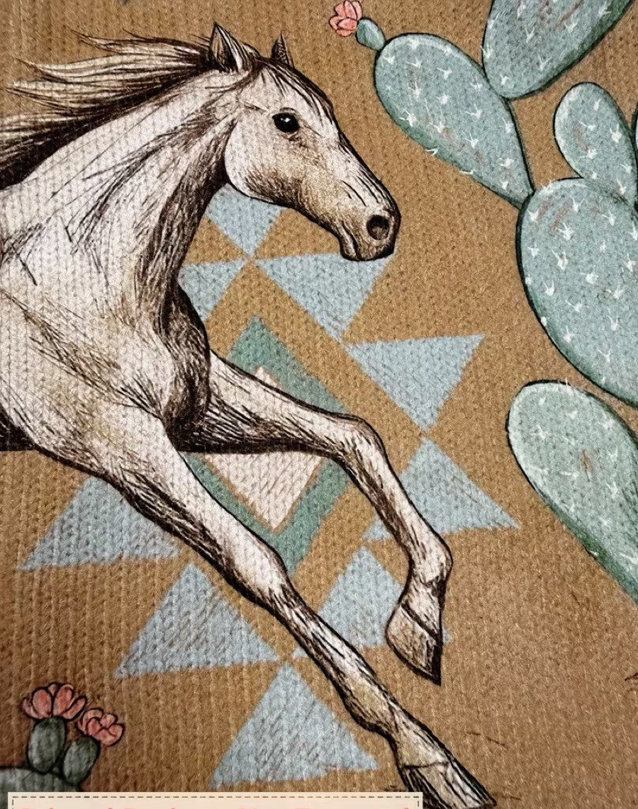Colleen | Desert Horse Zip Cardigan