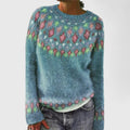 Patricia - Retro Scandinavian knitted sweater