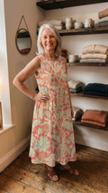RUBY | FLORAL MIDI DRESS